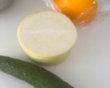 大根&きゅうり&オレンジの酢の物作り方1写真