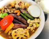 とろけるチキンと野菜の本格スープカレー作り方15写真