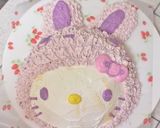 うさぎキティのイチゴケーキ♡イースターも作り方17写真