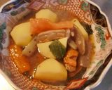 青ジソをドライにし、スパイスに使う煮物作り方4写真