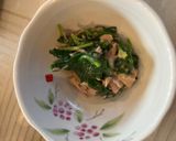 モロヘイヤのシーチキン和え作り方3写真