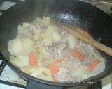 野菜と豚肉のゴマ味噌煮作り方4写真