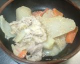 野菜と豚肉のゴマ味噌煮作り方6写真