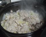 干し椎茸と刻み白菜のポテトすいと～ん作り方2写真
