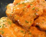 ■柔らかい!豚ヒレ肉のオーロラソース和え作り方4写真