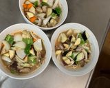 クリーミーピリ辛炒飯味豆腐入ナムル風炒煮作り方14写真