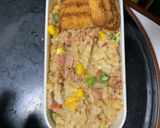 レンジ簡単中華風ジャージャー麺味炒飯弁当作り方15写真