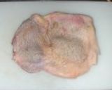 鶏もも肉のオレンジジュース煮作り方1写真