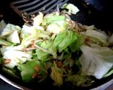 *幸せの味♪キャベツともやしの納豆炒め*作り方5写真