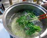 ほうれん草（葉もの野菜）のこだわり茹で方作り方17写真