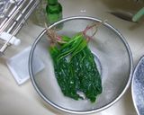 ほうれん草（葉もの野菜）のこだわり茹で方作り方19写真