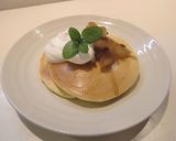 食べきり量*小麦粉でホットケーキ作り方4写真