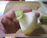 生たらこ蕪と炊く。【蕪とたらこの花煮】作り方4写真
