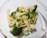 レンジで簡単！♬アボガド&ブロッコリーのパスタ♬作り方1写真