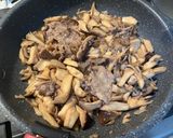 きのこがメイン！牛肉ときのこの甘辛炒め作り方4写真