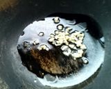 なすとこんにゃくのニンニク味噌炒め作り方5写真