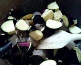 なすとこんにゃくのニンニク味噌炒め作り方6写真