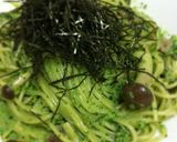 ノリのり！きのこポパイクリームパスタ♪作り方10写真
