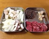 すき焼き丼作り方1写真