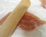 ➏　鶏の柚子胡椒巻き✿みぞれあんかけ　➏作り方2写真