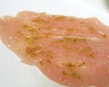 ➏　鶏の柚子胡椒巻き✿みぞれあんかけ　➏作り方3写真
