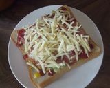 カレー味☆ボリューム満点キャベツトースト作り方5写真