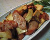♪エリンギとウィンナーのカレーバター味♪作り方4写真