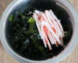 わかめとカニカマのマヨポン和え作り方1写真
