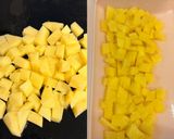 じゃがいもと玉ねぎとひき肉のオムレツ作り方1写真
