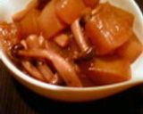 甘辛な大根とこんにゃくの炒め煮作り方12写真