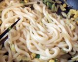 簡単でおいしいみそ焼きうどん作り方4写真