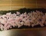 お花の海苔巻き作り方2写真