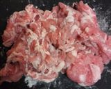 簡単☆豚肉のケチャップ＆ソース炒め作り方1写真