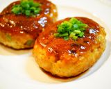 ✿鶏ひき肉と葱の味噌照り焼きハンバーグ✿作り方7写真