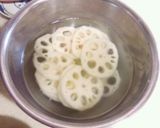 れんこん チーズ ハンバーグ作り方1写真