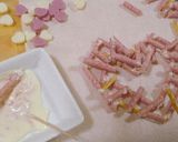 ホワイトデーに簡単可愛いハートのリース作り方4写真