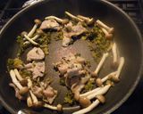 □豚肉と高菜の和風パスタ□作り方3写真