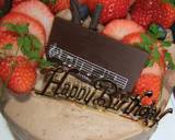 チョコレートケーキのバースデーケーキ❤作り方8写真