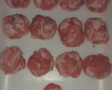 甘辛豚こま団子作り方1写真
