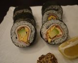節分恵方巻き❀　アボカドのサラダ巻き☆作り方5写真