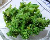 超簡単♪ 菜の花の辛子(からし)醤油和え作り方7写真