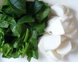 ほっこり～ん｡+✿かぶの味噌ミルクスープ作り方1写真