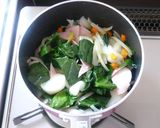 ほっこり～ん｡+✿かぶの味噌ミルクスープ作り方5写真