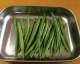 三度豆のおひたし (インゲン)作り方1写真