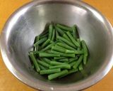 三度豆のおひたし (インゲン)作り方4写真