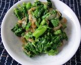 菜の花と中華クラゲのさっぱりサラダ作り方4写真