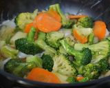 ブロッコリーの茎が美味しい炒め物作り方5写真