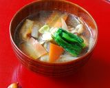 母直伝☆野菜たっぷり！新潟のお雑煮作り方6写真