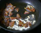 カリカリ☆塩漬け豚とほうれん草の炒め物作り方5写真
