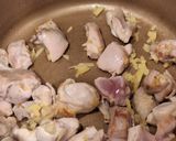 鶏もも肉と椎茸の中華風とろみ生姜スープ作り方4写真